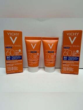 Vichy UV Sport SPF 60 Sunscreen (2) NWOT